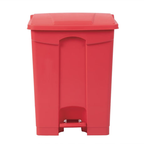 Jantex Kitchen Pedal Bin Red - 65Ltr DC710 - Whisk Hospitality - DC710