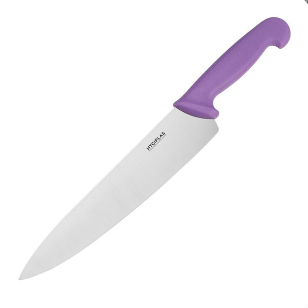 Hygiplas Cooks Knife Purple - 250mm 10" FX112 - Whisk Hospitality - FX112
