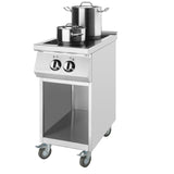 Apuro Freestanding 2 Zone Induction Cooker CU487 - A - Whisk Hospitality - CU487-A