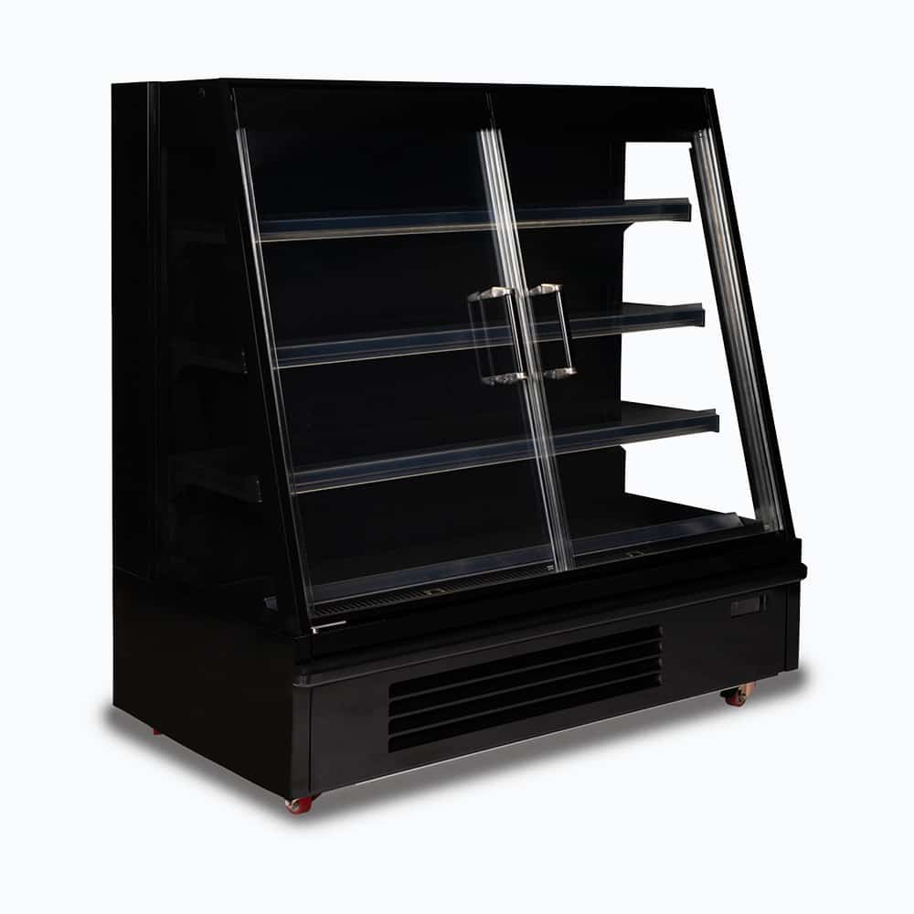 Bromic Semi Vertical Display Fridge - Gondola - 1580mm - 2 Doors - Hinged - Whisk Hospitality - SVM1580HD-NR