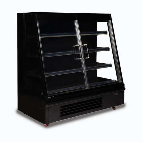 Bromic Semi Vertical Display Fridge - Gondola - 1580mm - 2 Doors - Hinged - Whisk Hospitality - SVM1580HD-NR