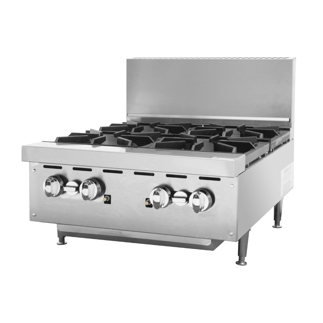 Brenner Forge 800 Series 4 Burners Gas Range with One Fan Forced Oven NG BREG8RO-600N - Whisk Hospitality - BREG8RO-600N