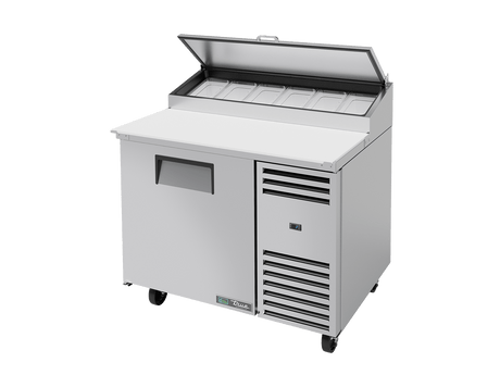 True Refrigeration Pizza Prep Table 6x 1/3 Top Pans 1 Solid Swing Door - TPP - AT - 44 - HC - Whisk Hospitality - TPP-AT-44-HC