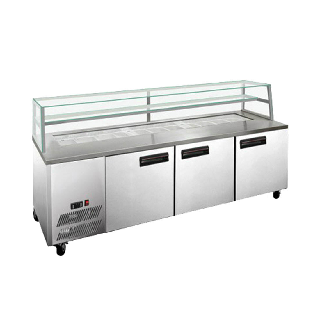 Thermaster three door DELUXE Sandwich Bar - SCB/21 - Whisk Hospitality - SCB/21