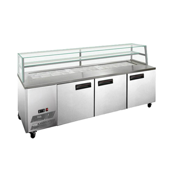 Thermaster three door DELUXE Sandwich Bar - SCB/21 - Whisk Hospitality - SCB/21