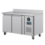 Polar U - Series Double Door Counter Freezer with Upstand 282Ltr DL916 - A - Whisk Hospitality - DL916-A