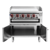 Gasmax Gas Griddle and Gas Toaster with Cabinet GGS - 36 - Whisk Hospitality - GGS-36