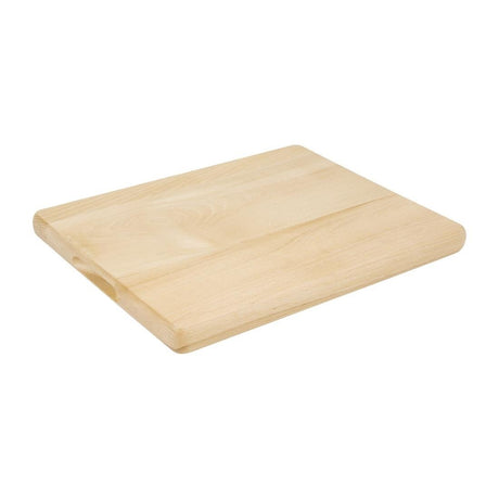 Vogue Beech Chopping Board Medium - 380x305x30mm GP758 - Whisk Hospitality - GP758