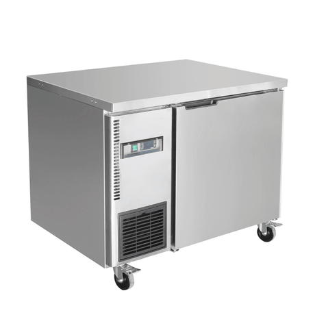 Thermaster Stainless Steel Single Door Workbench Fridge - TS900TN - Whisk Hospitality - TS900TN