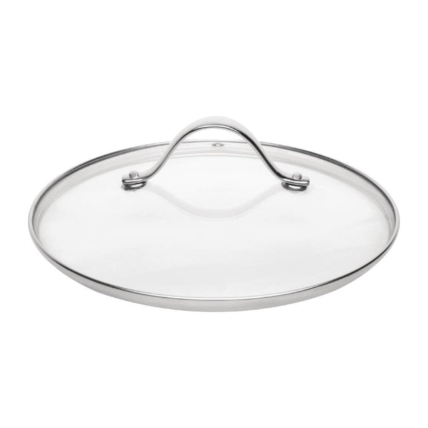 Vogue Glass Saucepan Lid 160mm CS543 - Whisk Hospitality - CS543