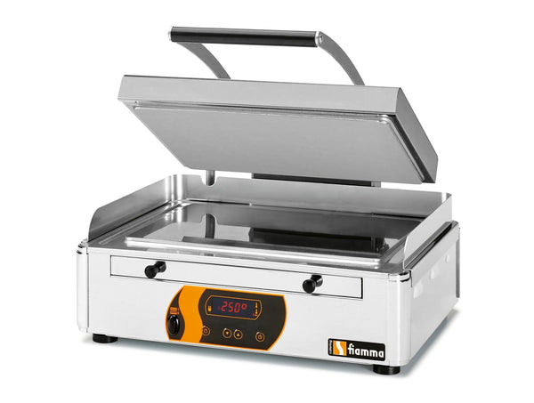 Fiamma STAINLESS STEEL DUPLEX CONTACT GRILL - Smooth Upper/Smooth Lower Plates CG 6 SS - Whisk Hospitality - CG 6 SS