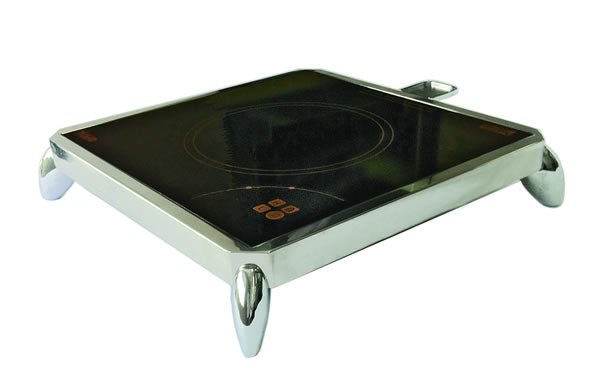 Yellow Y1000WCS Countertop Induction Warmer – 1000W with Chrome Stand - Whisk Hospitality - Y1000WCS
