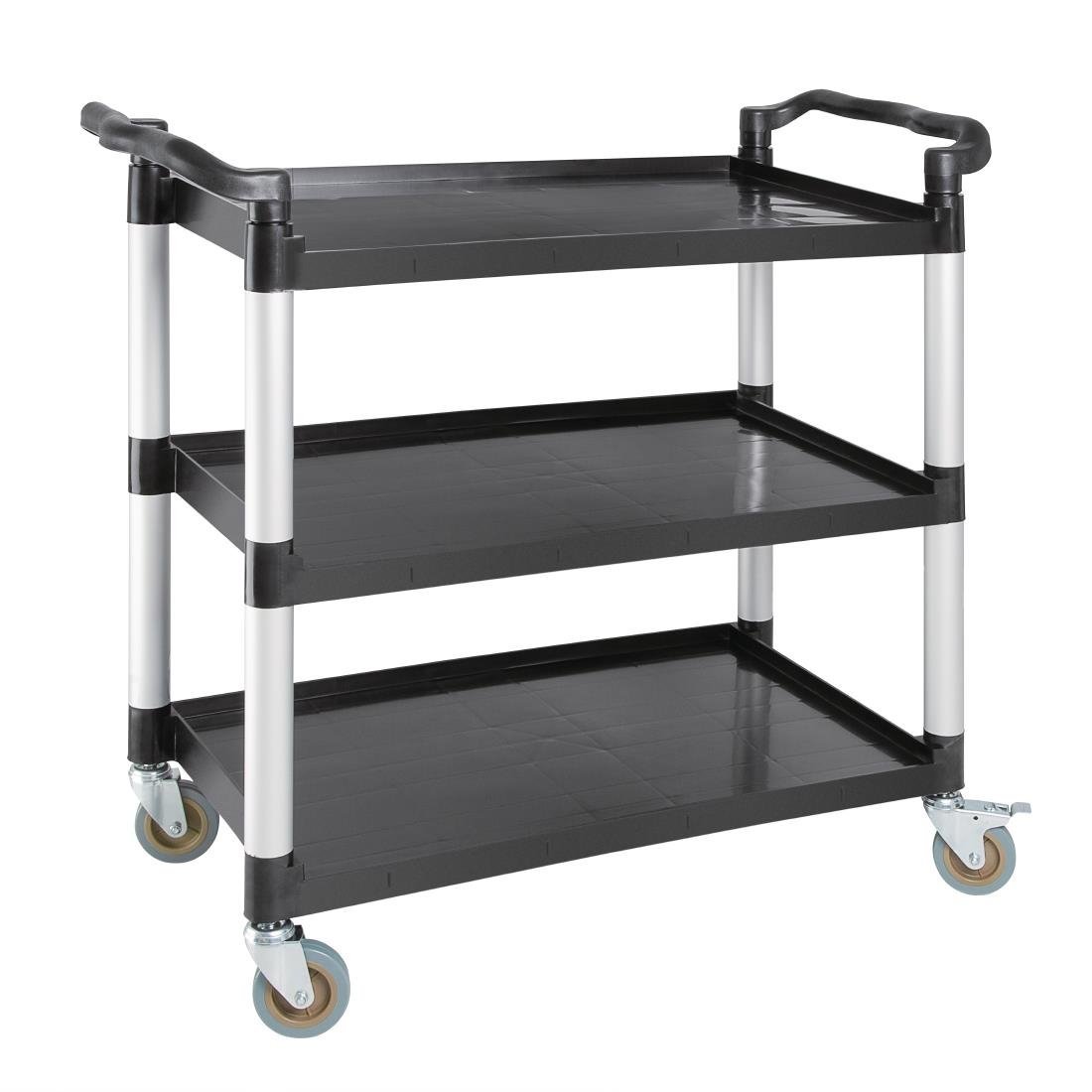 Vogue Mobile Trolley Polypropylene Large Black 200kg CF102 - Whisk Hospitality - CF102