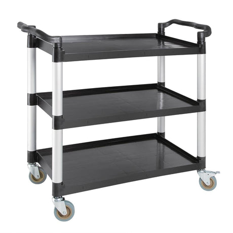 Vogue Mobile Trolley Polypropylene Large Black 200kg CF102 - Whisk Hospitality - CF102