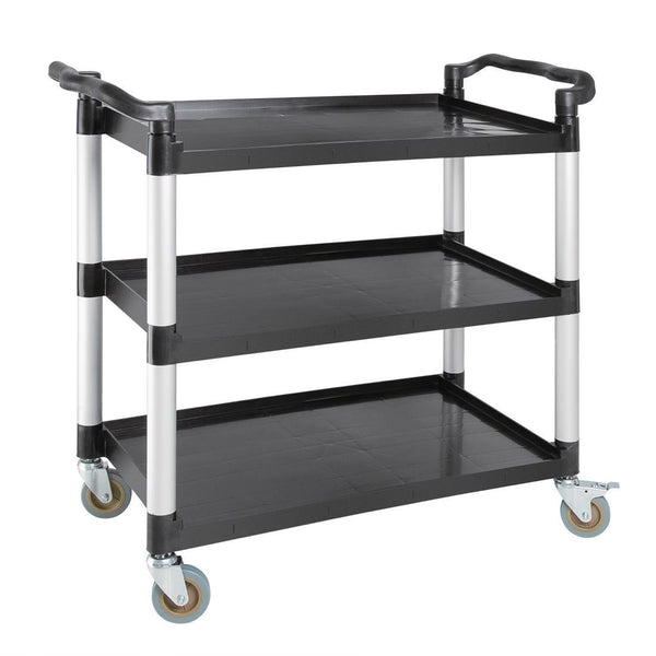 Vogue Mobile Trolley Polypropylene Large Black 200kg CF102 - Whisk Hospitality - CF102