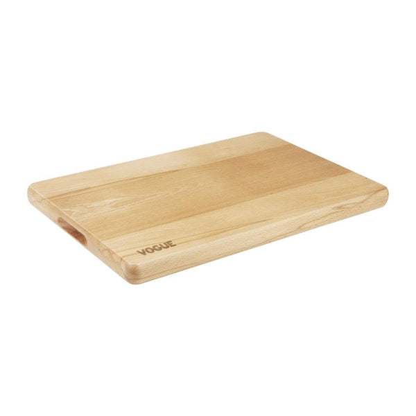 Vogue Beech Chopping Board Large - 510x355x30mm GP759 - Whisk Hospitality - GP759
