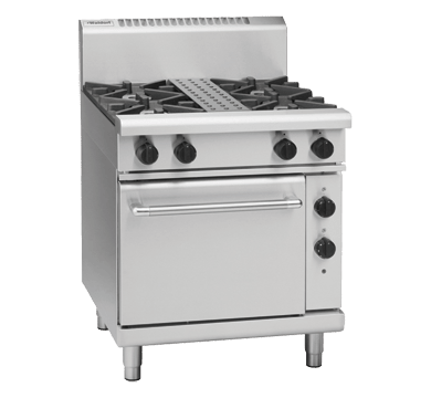 Waldorf 800 Series Rn8510Ge 750Mm Gas Range Electric Static Oven - Whisk Hospitality - RN8510GE