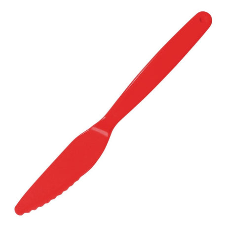 Olympia Kristallon Polycarbonate Knife Red - 180mm (Pack 12) DL114 - Whisk Hospitality - DL114