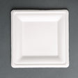 Fiesta Compostable Bagasse Square Plate 159 x 159mm (Pack 50) FC518 - Whisk Hospitality - FC518