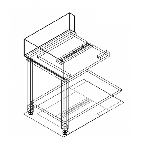 Fagor Stainless Steel Corner Bench w/ Introduction of Baskets by the Left Side E - 90I - Whisk Hospitality - E-90I