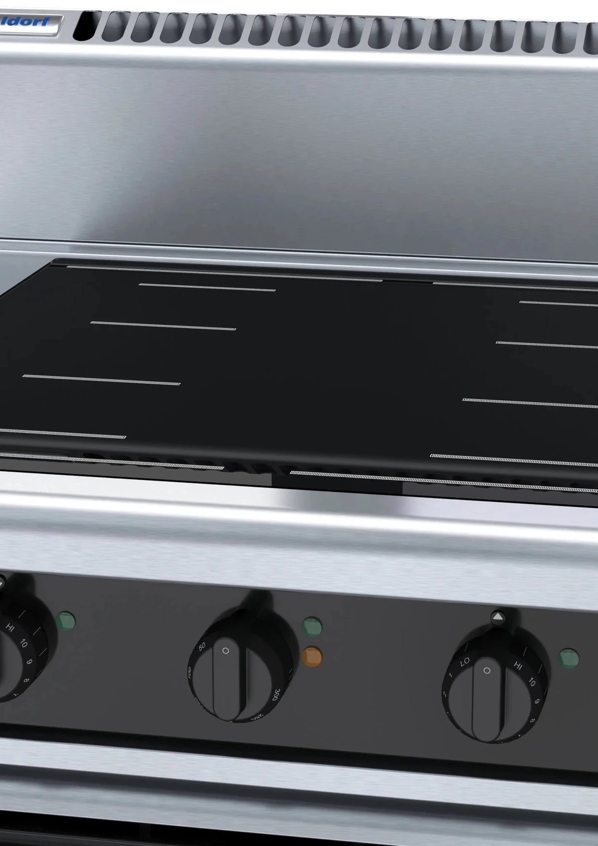 Waldorf Bold Inb8410Ecf 900Mm Induction Range Convection Oven - Whisk Hospitality - INB8410ECF