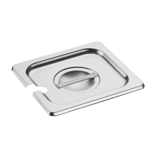 Vogue Notched Lid St/St - GN 1/6 DP255 - Whisk Hospitality - DP255