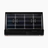 Bromic Semi Vertical Display Fridge - 2500mm - 4 Doors - Hinged - Whisk Hospitality - SVM2500HD-NR