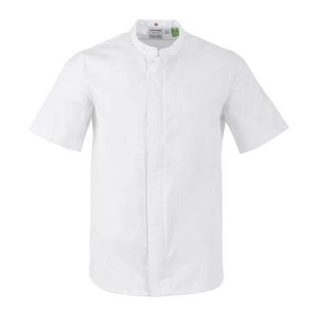 Southside Harlem Chefs Jacket White Short Sleeve Mesh - Size M BA116 - M - Whisk Hospitality - BA116-M
