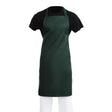 Whites Bib Apron Polycotton Green A540 - Whisk Hospitality - A540