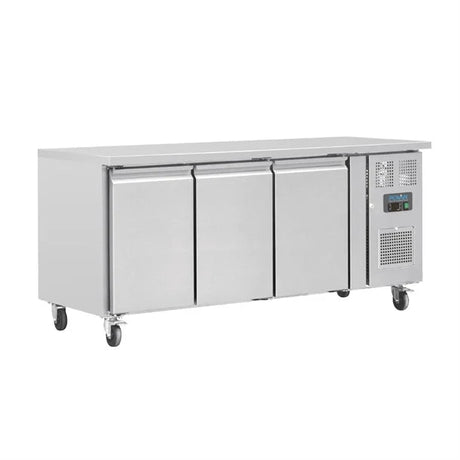 Polar U - Series Triple Door Counter Fridge - 417Ltr UA048 - A - Whisk Hospitality - UA048-A