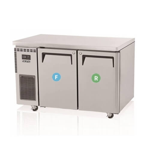Skipio SURF12 - 2 Double Door Undercounter Fridge/Freezer - Whisk Hospitality - SURF12-2