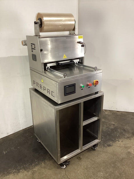 Prepac P300 Semi - Automatic Tray Sealer + Trolley - Whisk Hospitality - 896628
