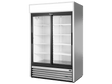 True Refrigeration Upright Retail Merchandiser Refrigerator 2 Full Glass Slide Doors - GDM - 47 - HC - LD - Whisk Hospitality - GDM-47-HC-LD