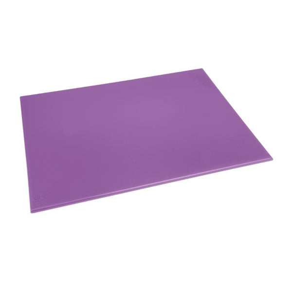 Hygiplas High Density Chopping Board Purple - 600x450x12mm FX103 - Whisk Hospitality - FX103