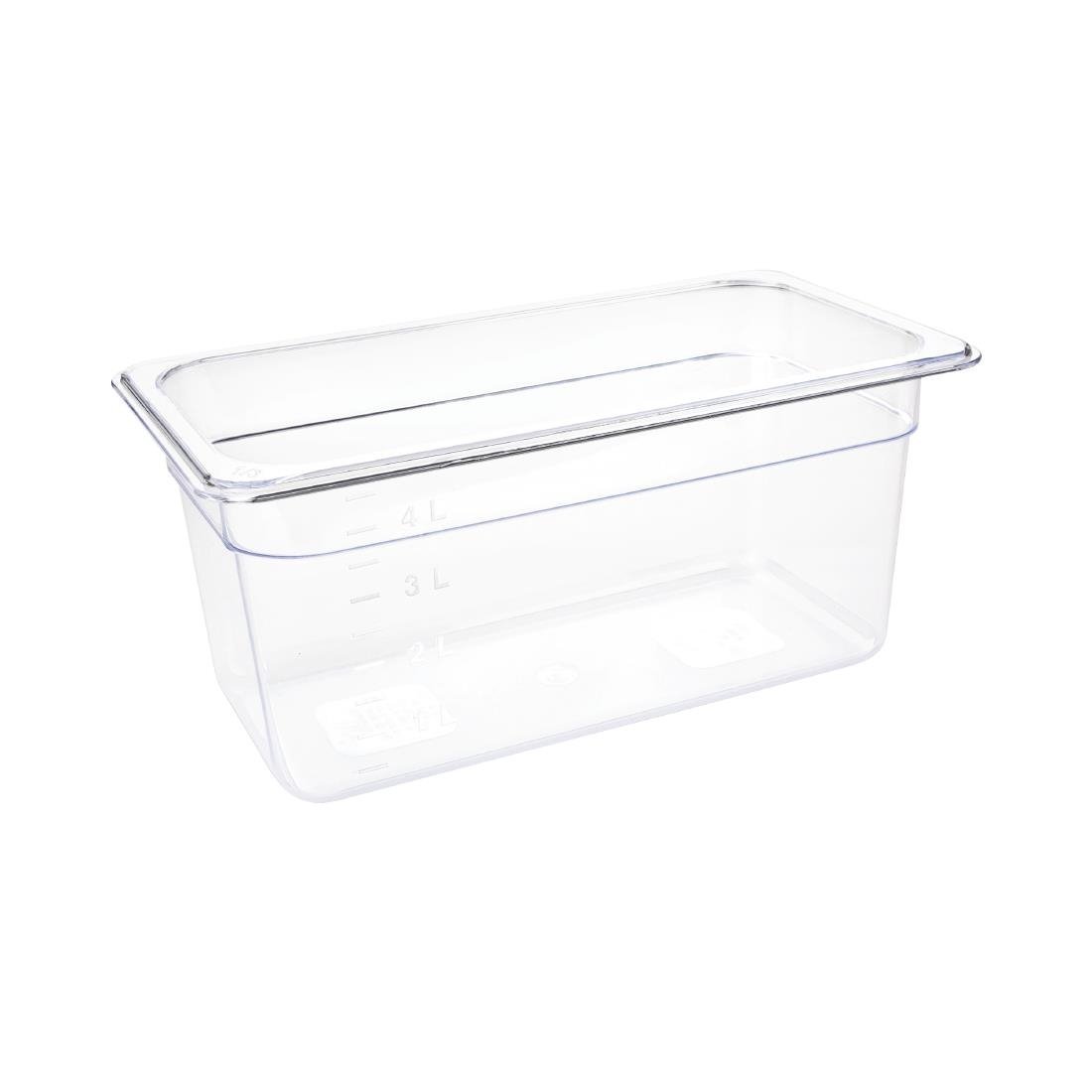 Vogue Clear Polycarbonate - GN 1/3 150mm U234 - Whisk Hospitality - U234