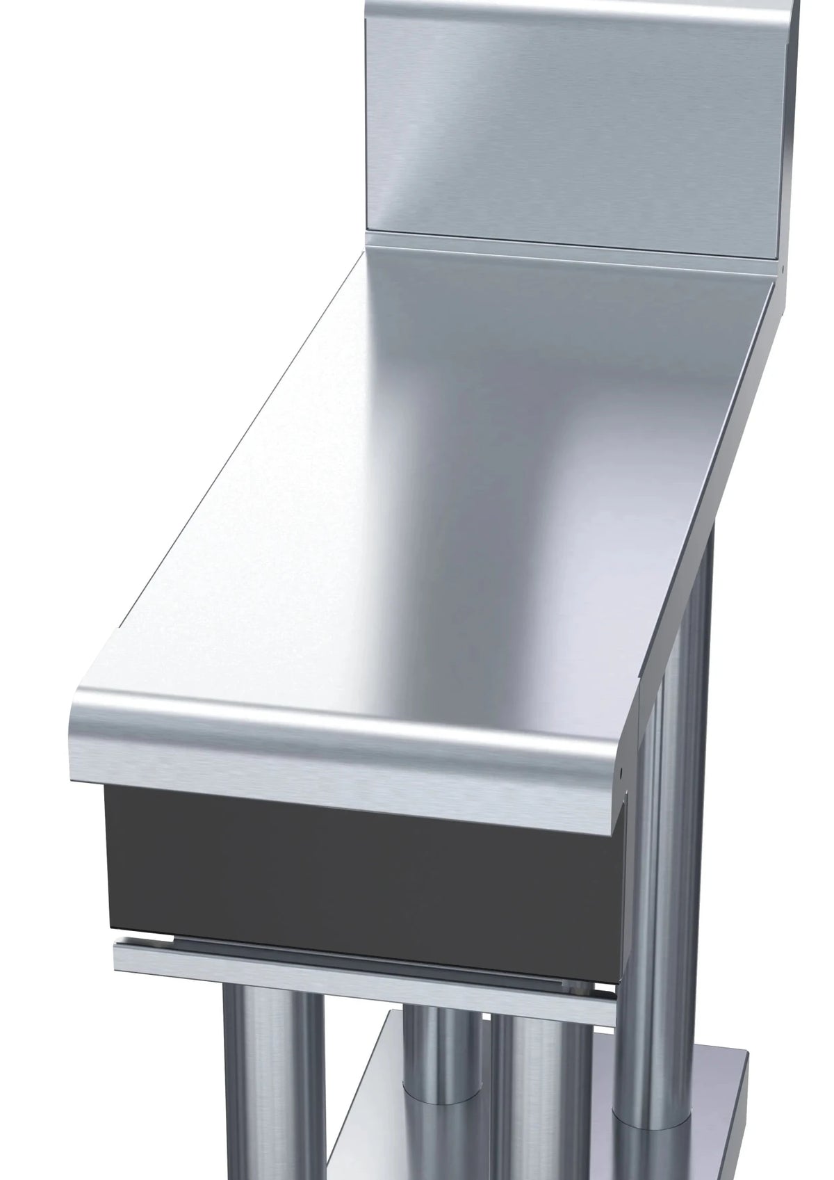 Waldorf Bold Btb8300 Ls 300Mm Bench Top Leg Stand - Whisk Hospitality - BTB8300-LS