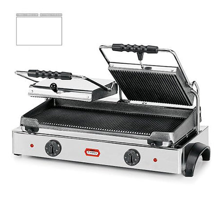 Fiamma DOUBLE CONTACT GRILL - Grooved Upper/Smooth Lower Plates GR 8.2L - Whisk Hospitality - GR 8.2L