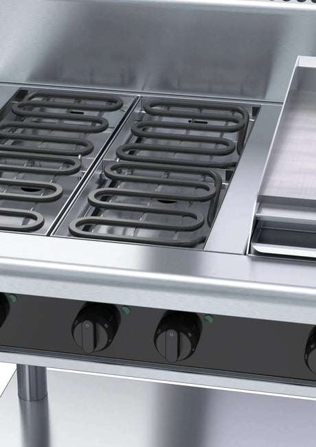 Waldorf Bold Rnb8603E Ls 900Mm Electric Cooktop Leg Stand - Whisk Hospitality - RNB8603E-LS