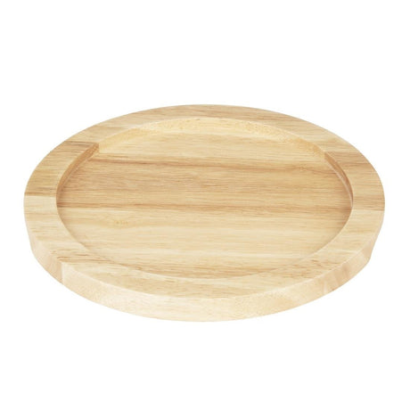 Olympia Hevea Board for Cast Iron Round Eared Dish 254mm for GJ556 FW976 - Whisk Hospitality - FW976