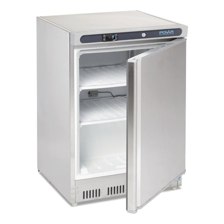 Polar C - Series Stainless Steel Under Counter Freezer - 140Ltr CD081 - A - Whisk Hospitality - CD081-A