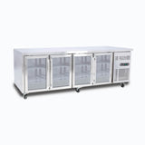Bromic Under Bench Display Fridge - 553L - 4 Doors - Glass - Whisk Hospitality - UBC2230GD-NR