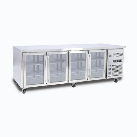 Bromic Under Bench Display Fridge - 553L - 4 Doors - Glass - Whisk Hospitality - UBC2230GD-NR