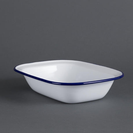 Olympia Enamel Rectangular Serving Dish - 280x195x55mm 11x7 1/2x2 1/4" (Box 6) GM510 - Whisk Hospitality - GM510