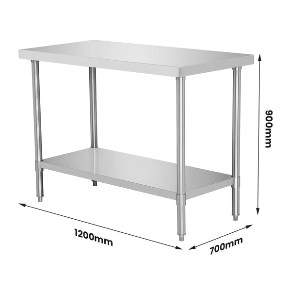 Modular System Stainless Steel Workbench - WB7-1200/A - Whisk Hospitality - WB7-1200/A