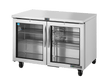True Refrigeration Undercounter Foodservice Refrigerator, 2 Glass Swing Doors - TUC - 48G - HC - FGD01 - Whisk Hospitality - TUC-48G-HC-FGD01