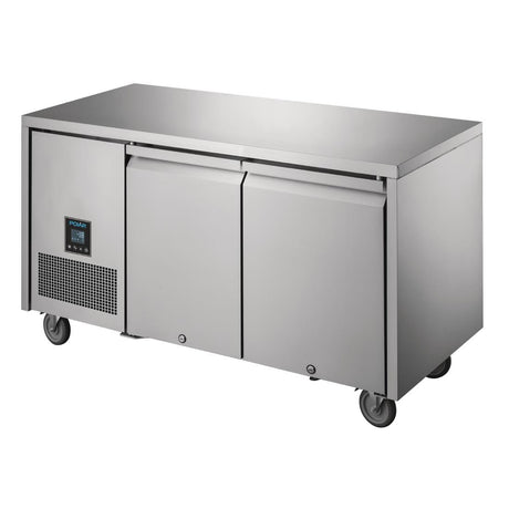 Polar U Series 2 Door Counter Freezer - 196Ltr UA006 - A - Whisk Hospitality - UA006-A
