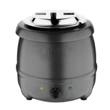 Apuro Graphite Soup Kettle - 10Ltr G107 - A - Whisk Hospitality - G107-A