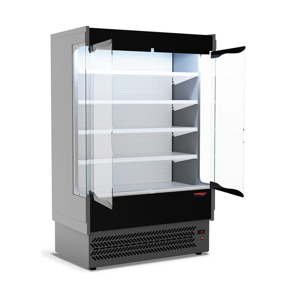 TDVB80 - CA - 125 Vulcano Supermarket 2 Door Display - Whisk Hospitality - TDVB80-CA-125