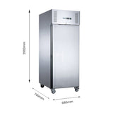FED - X S/S Single Full Door Upright Fridge - XURC400SFV - Whisk Hospitality - XURC400SFV