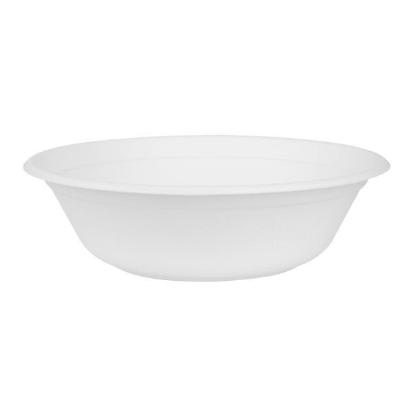 Fiesta Compostable Bagasse Poke Bowl Base - 950ml (Pack 50) HW029 - Whisk Hospitality - HW029